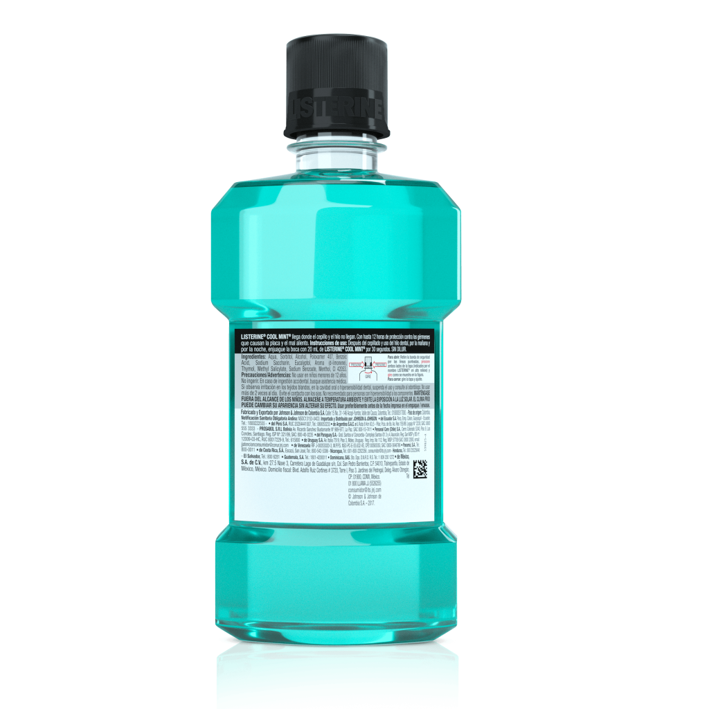 Producto listerine coolmint back