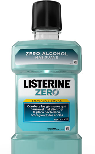 LISTERINE® ZERO™ enjuague bucal sin alcohol